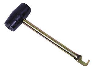 Gummihammer med plugguttrekker