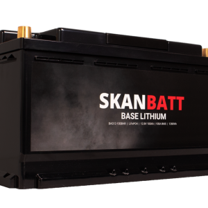 Skanbatt Lithium Batteri  12V 100Ah 100A BMS Bluetooth/Heat